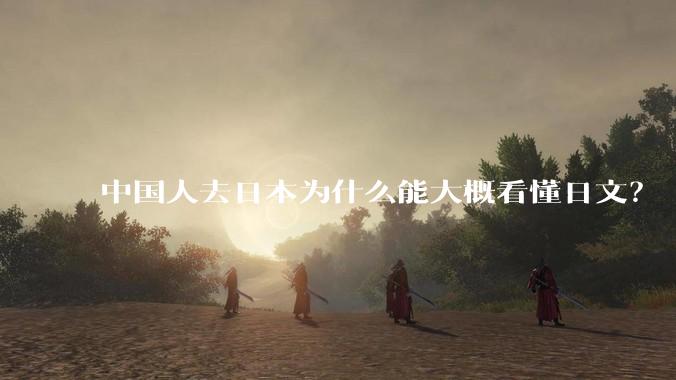 中国人去日本为什么能大概看懂日文？
