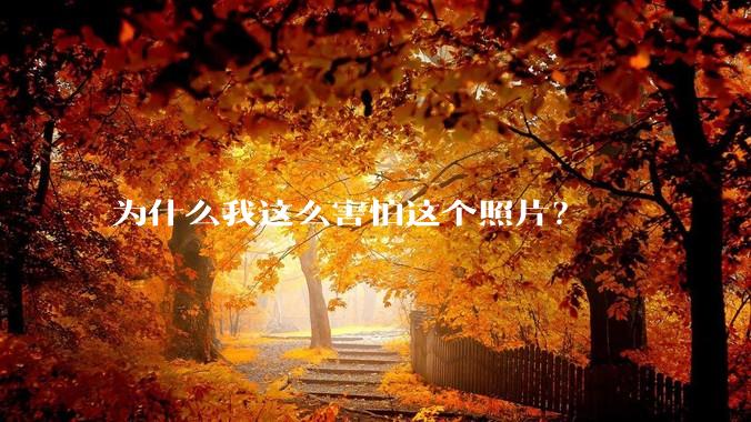 为什么我这么害怕这个照片？